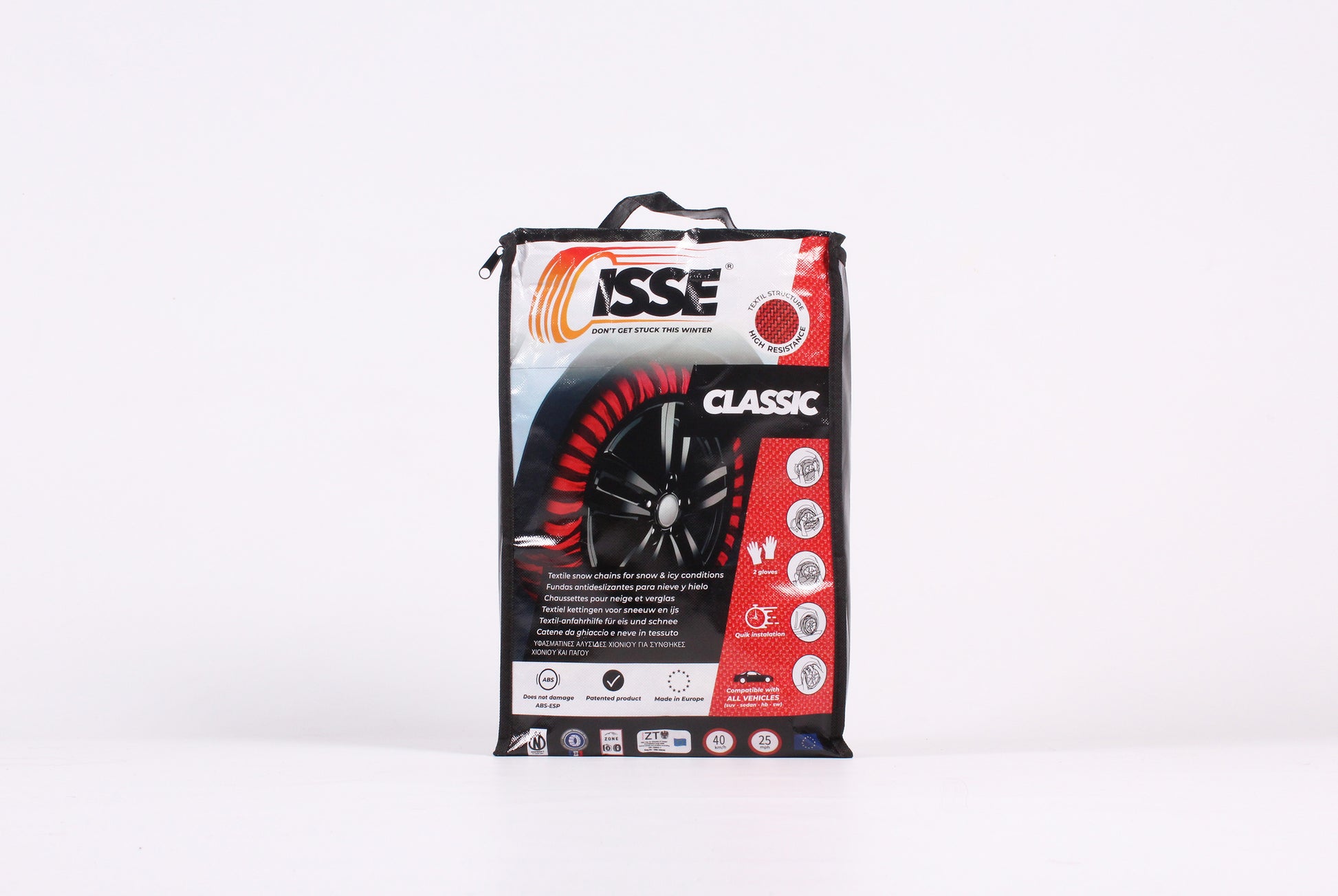 Ambalaj lanturi de zapada textile Isse Classic | antiderapant.ro