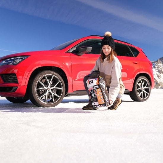 Montaj lanturi de zapada textile (huse antiderapante)