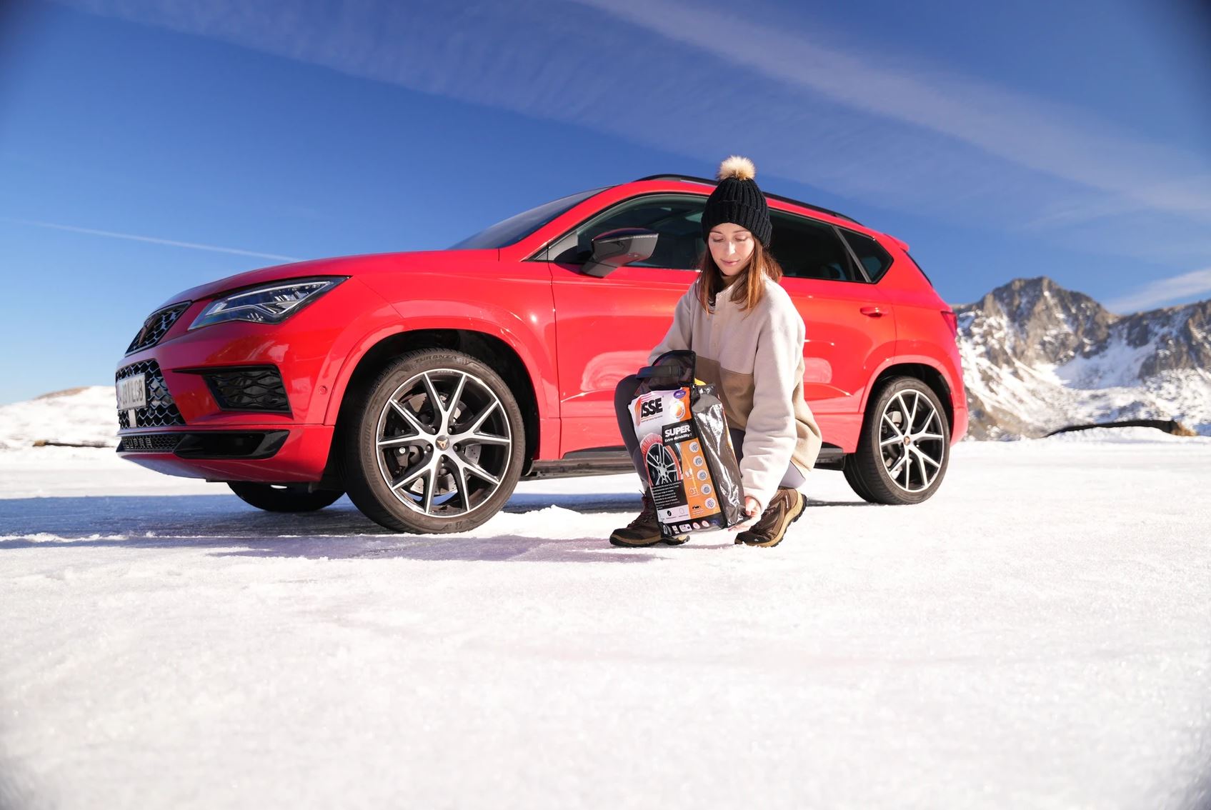 Montaj lanturi de zapada textile (huse antiderapante)